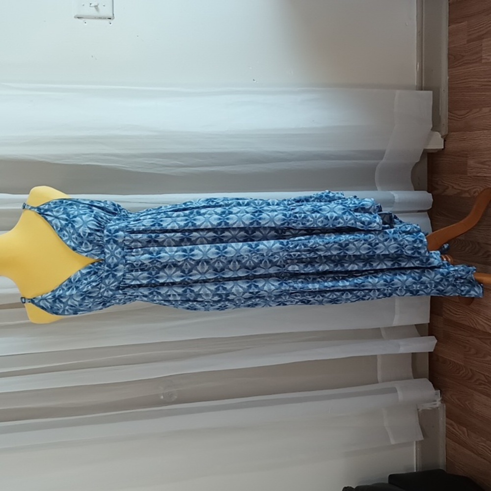 ARIZONA JEAN Co. asymmetrical hem maxi dress blue/gray size XXL.